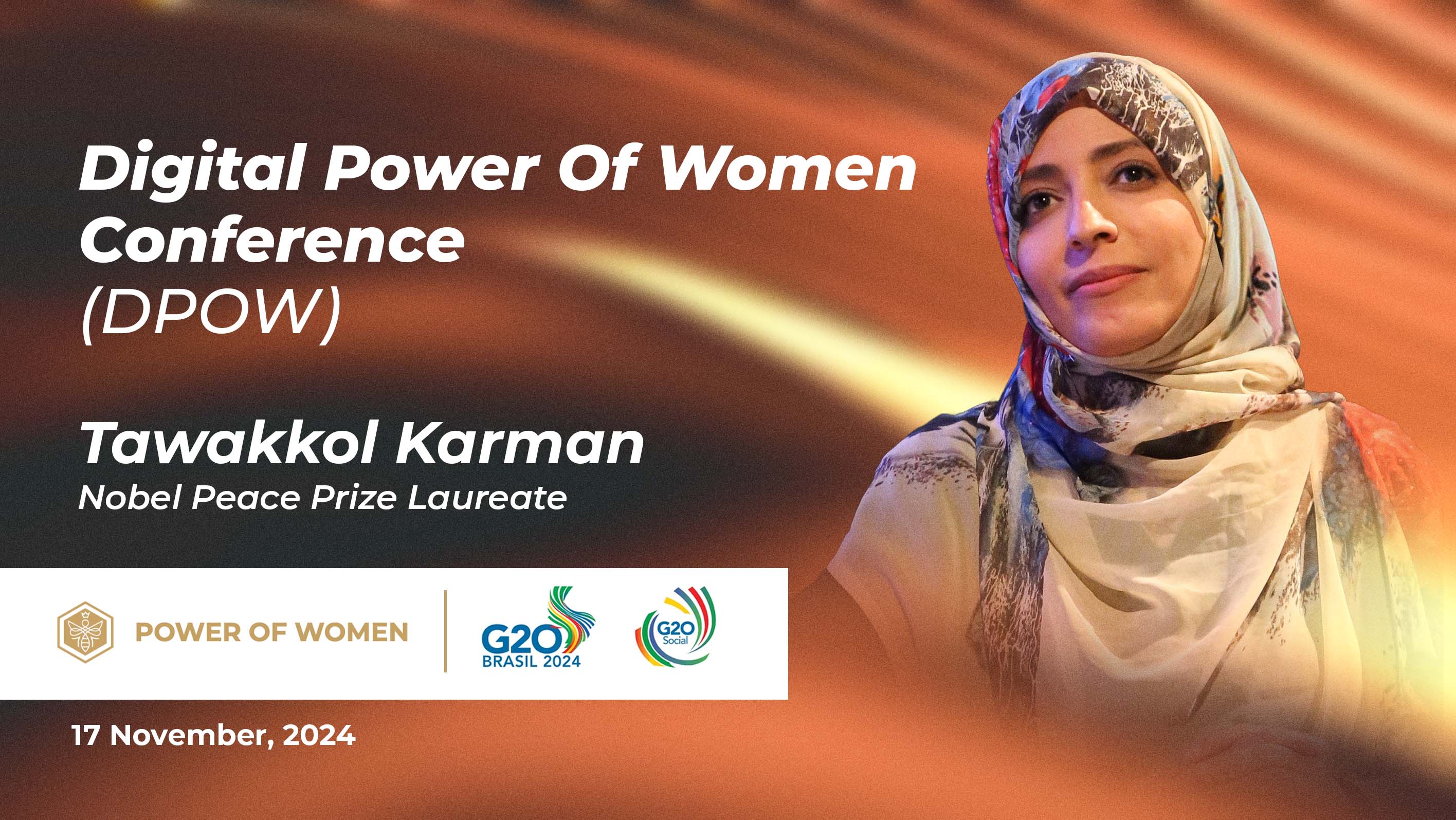 Nobel laureate to speak at "Digital Power of Women" Conference 2024